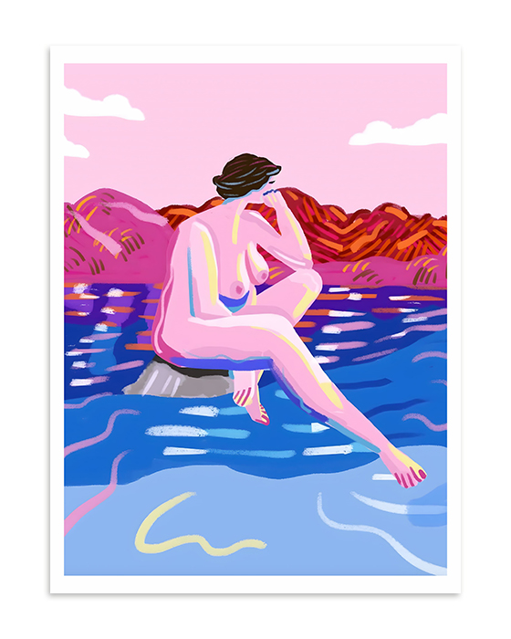 A woman related drawing