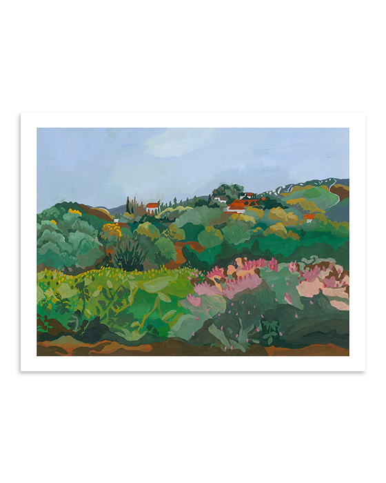 Today I painted outside